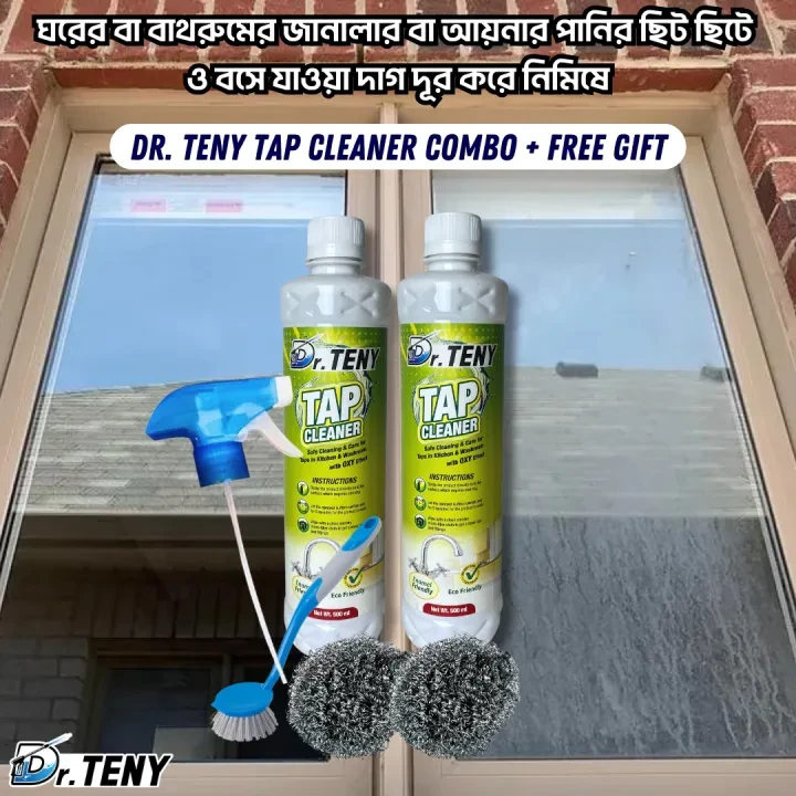 Dr Teny 2 piece Tap rust stain and glass cleaning spray + combo dr teny 500 ml - Image 3