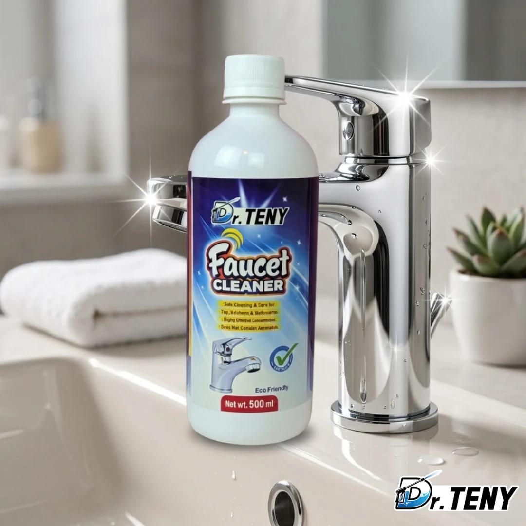 Dr. Teny Faucet Cleaner Spray – Tap, Glass & Rust Stain Remover (500ml) - Image 2