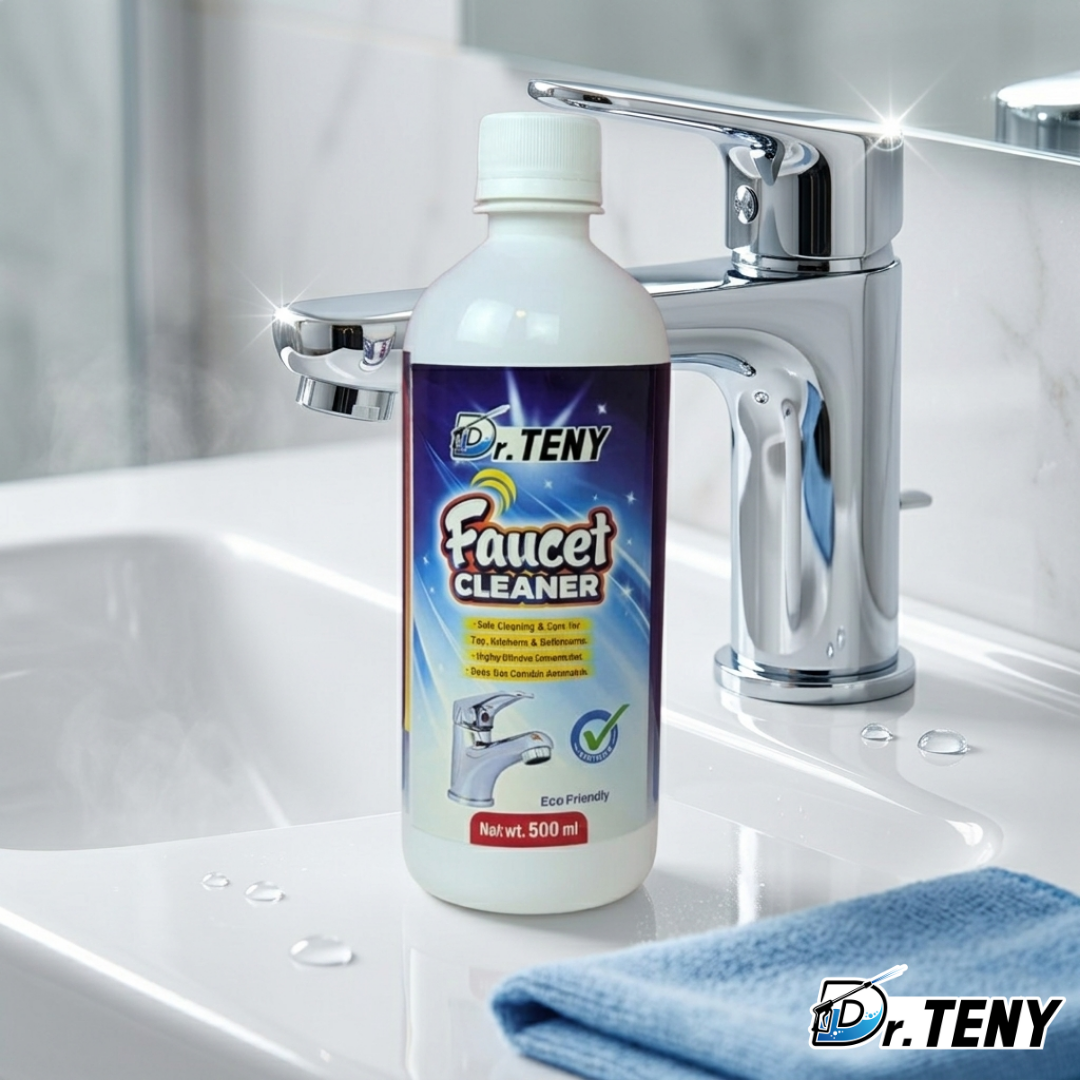 Dr. Teny Faucet Cleaner Spray – Tap, Glass & Rust Stain Remover (500ml) - Image 4